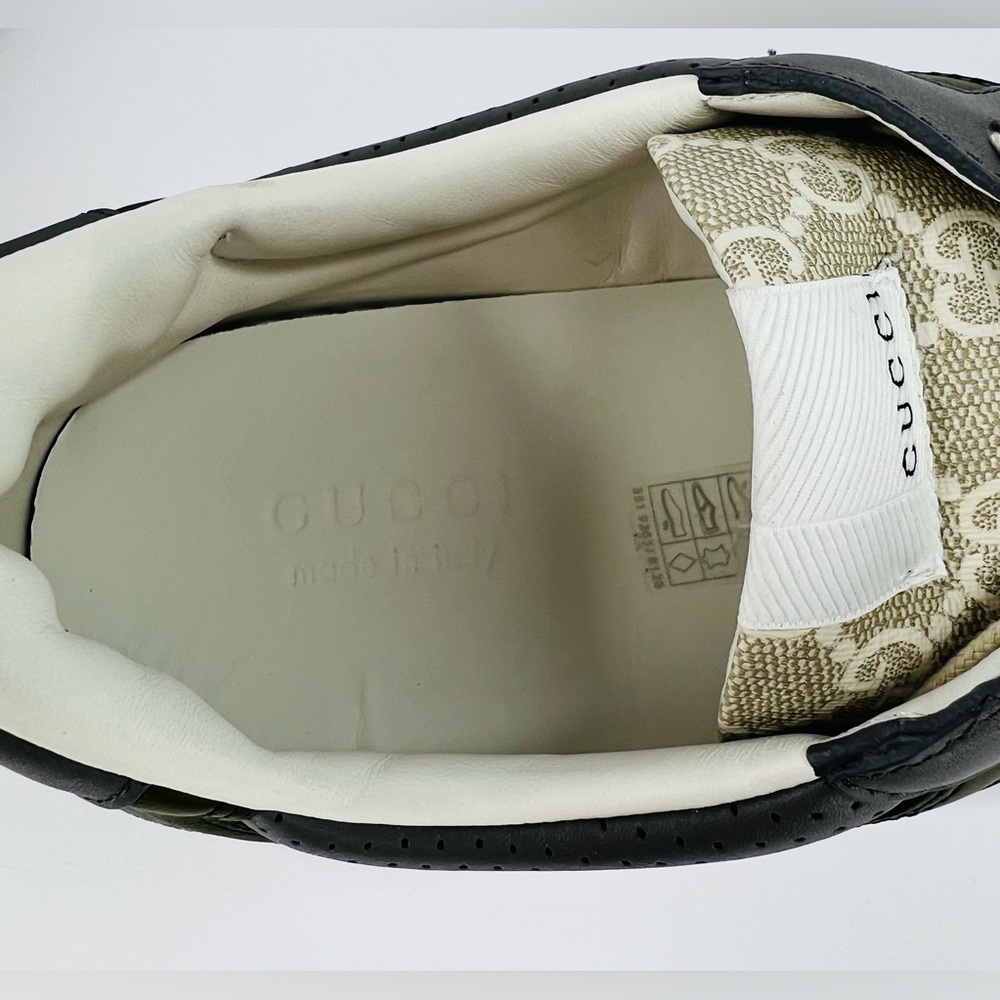 Gucci GG Supreme Canvas Leather Chunky Platform Sneakers UK 12.5 -US 13 -EU 46.5 - Picture 8 of 11